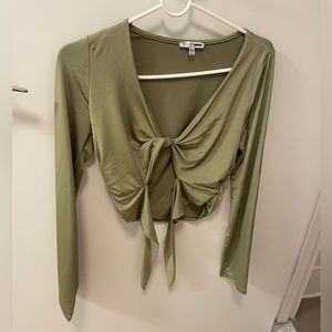 ONLY WORN ONCE - Green two piece